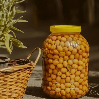 Kırma Gemlik Yeşil Zeytin 5 Kg Bidon